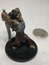 D D Mini - HALF-OGRE BARBARIAN 18  Underdark 