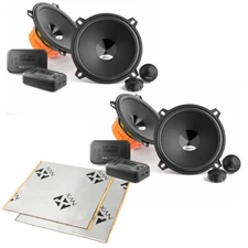 Hertz DSK 130.3 60W 5.25" Component Speakers with Sound Damping (2 Pairs)