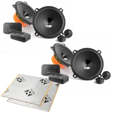 Hertz DSK 130.3 60W 5.25'' Component Speakers with Sound Damping (2 Pairs)