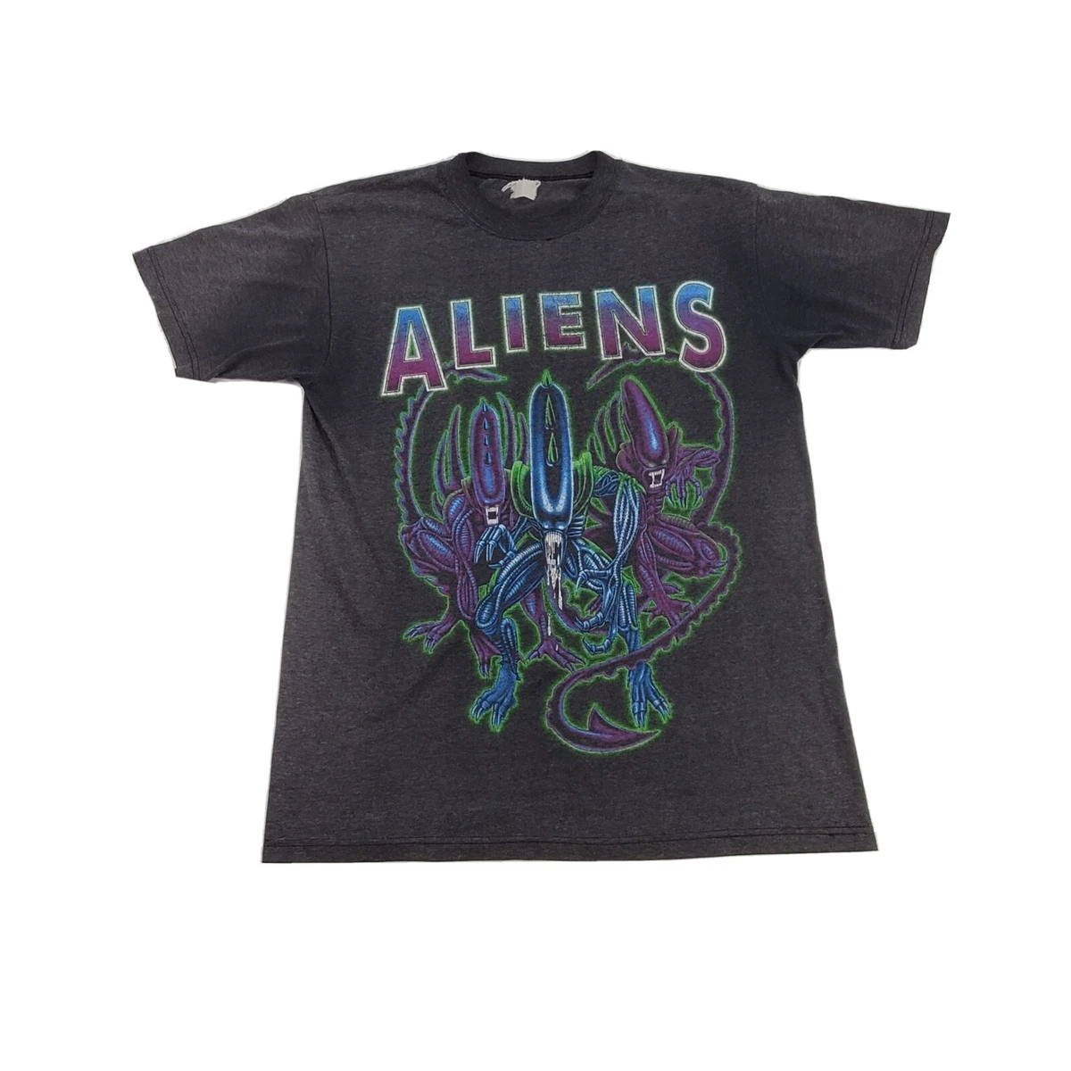 Vintage Aliens Movie All Over Print T Shirt Alien Horror UFO Movie