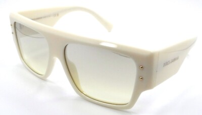 Dolce & Gabbana Sunglasses DG 4459 3427/J6 56-14-145 Ivory / Light Yellow Silver