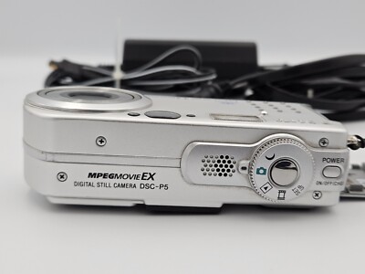 Sony Cyber-shot DSC-P5 3.2MP Digital Camera - Silver, No Memory