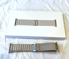 Ultra Starlight White Genuine OEM Apple Watch Band 44/45mm LRG Alpine Loop w/Box