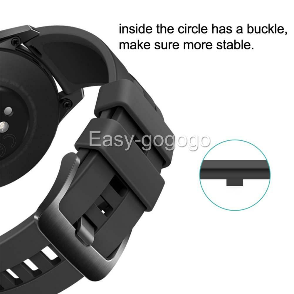 6X Silicone Rubber Garmin Watch Strap Band Keeper Holder Hoop Loop Ring