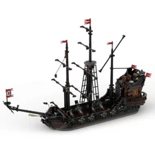 ZITIANYOUBUILD MOC-36789 Medieval Pirate Ship 1411 Piece Christmas Gift Set
