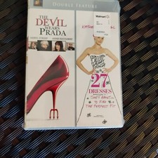 The Devil Wears Prada (DVD, 2006 Full-Screen) & 27 Dresses (DVD, Widescreen) NEW