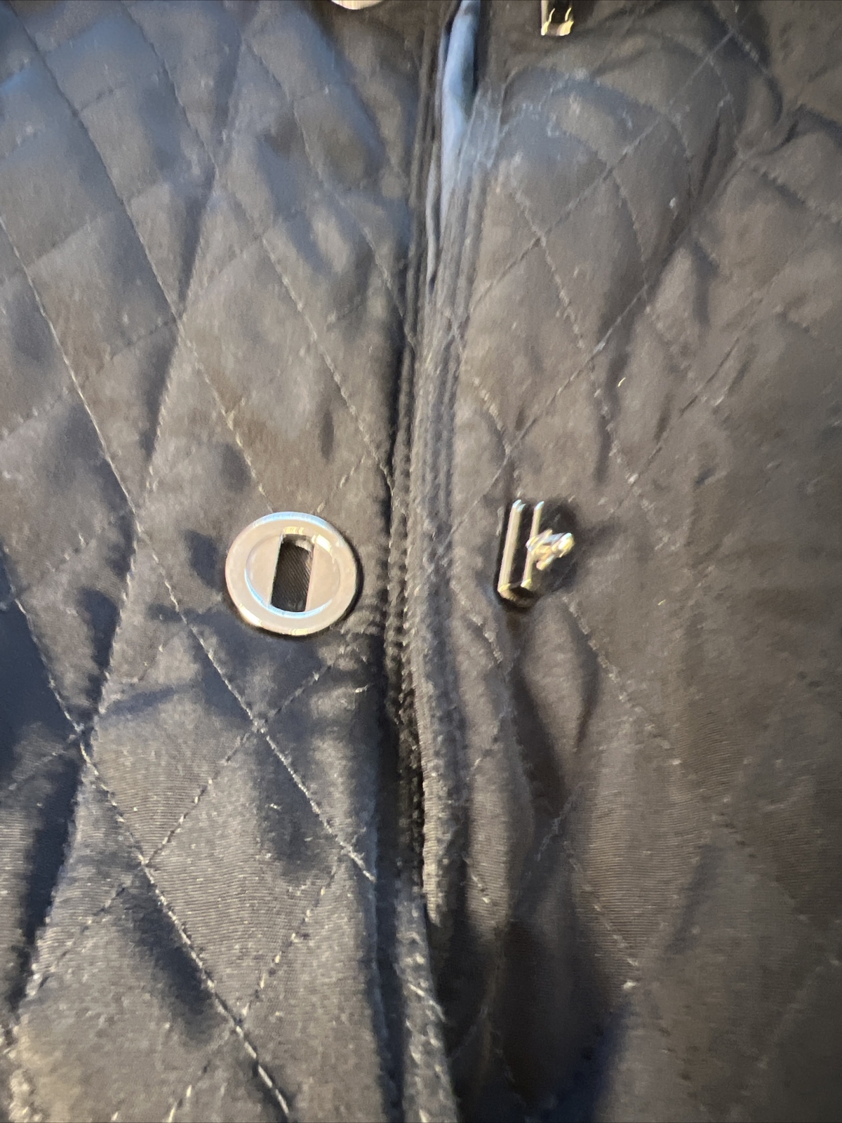 talbots stretch Black button up jacket medium wom… - image 13