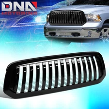 FOR 2013-2019 RAM 1500 CLASSIC VERTICAL STYLE FRONT HOOD BUMPER GRILLE GLOSSY