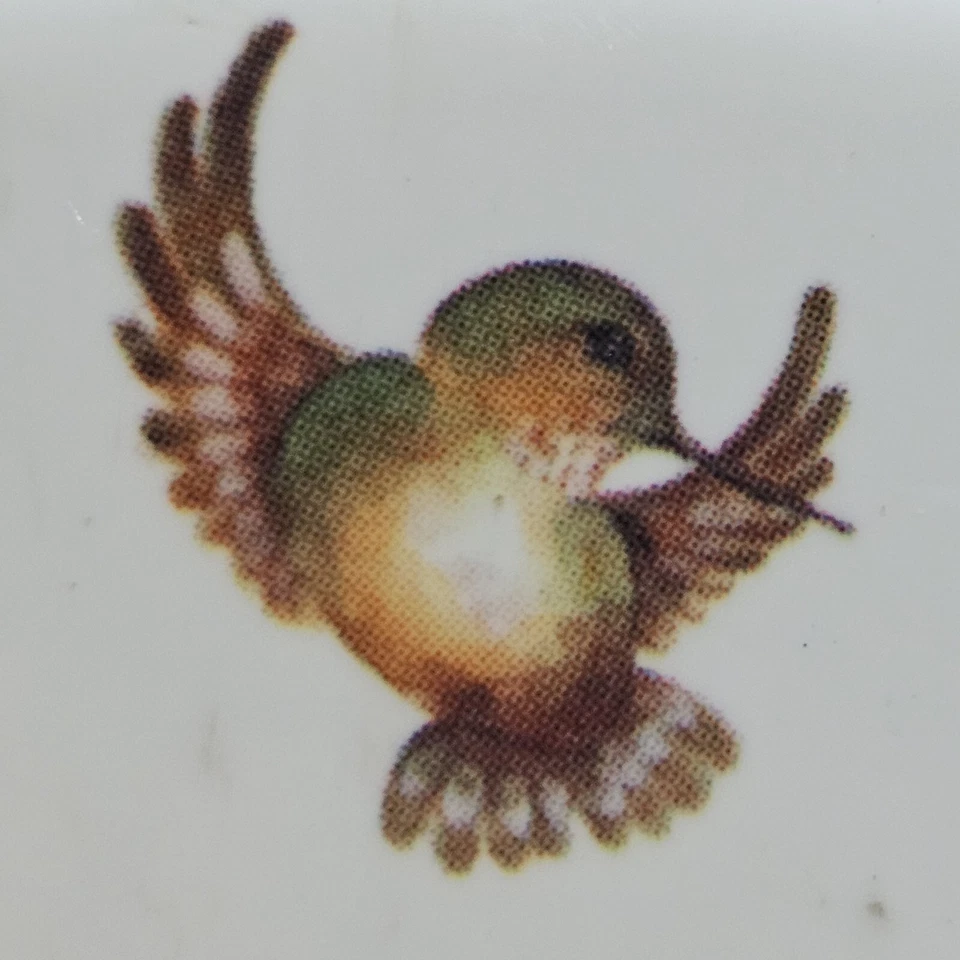 Hanging Erasable Notepad Floral Tile Cork Back Signed Frankie Buckley/9"Hx6"W - Image 4 of 4