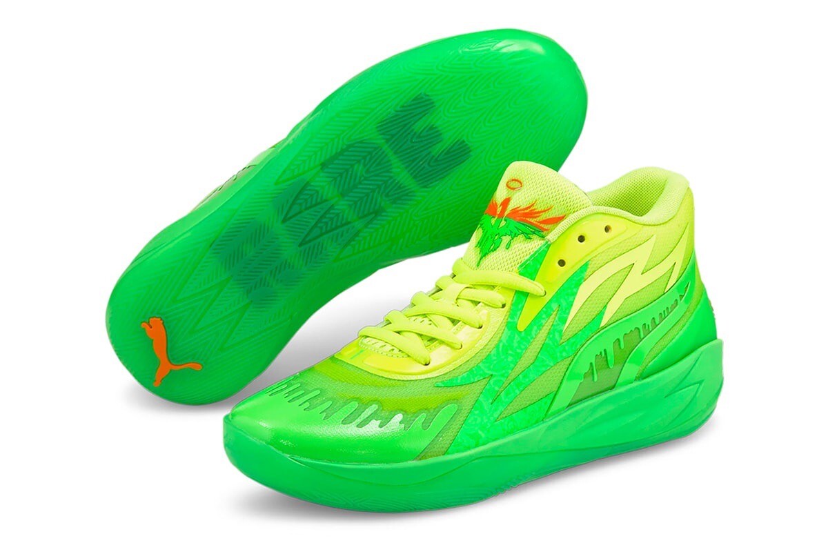 PUMA MB.02 SLIME 26.5cmラメロボール スライム MB02 Puma Lamelo Ball x Nickelodeon MB.02 MB 2 'Slime' (Size 12