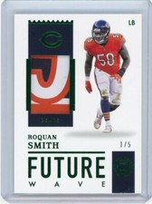2020 Panini Encased Football Future Wave Emerald Patch #FW-26 Roquan Smith #1/5