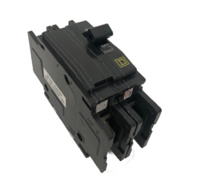QOUQ245B 2-POLE, 45 AMP, SQUARE D feed through circuit breaker quick connect