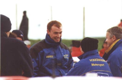 RICHARD BURNS SUBARU IMPREZA STI WRC PARKA, SIZE L, USED, OFFICIAL