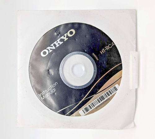 Onkyo Integra HT-RC430 Receiver Owners Instruction Manual - OEM CD Format NIB