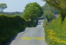 Photo 6x4 Roman Road near Flashbrook Grange Weston Jones  c2018