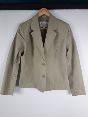 bpc selection Leinen-Blazer mit Reverskragen, khaki Gr. 38