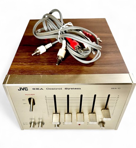 Equalizzatore grafico vintage JVC SEA-10 sistema di controllo musicale TESTATO - Foto 5 di 5