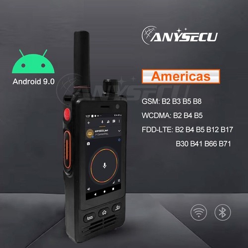 ANYSECU W63 IP68 4G Network Radio Android 9.0 NFC Zello Real-ptt PTT POC Radio - Picture 2 of 10