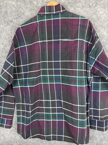 Vintage Wrangler Shirt Mens Large Striped 90s Colorblock TwentyX Western Cowboy - 第 7/8 張圖片