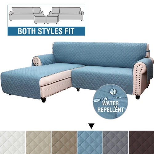 Eck Schlafsofa Bezug Wende Schnitt Chaiselongue Wasserdicht Schutz L Form - Bild 45 von 134
