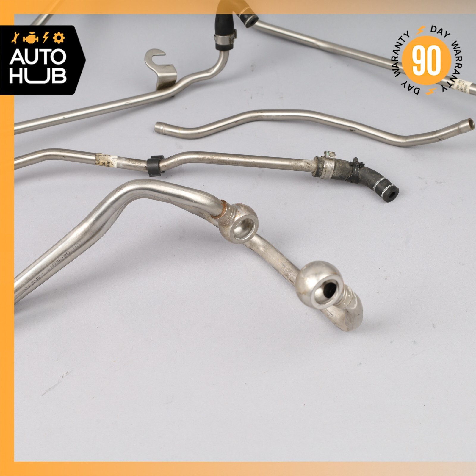 11-15 Bentley Continental GTC GT 6.0L Engine Turbocharger Vacuum Pipe Set OEM