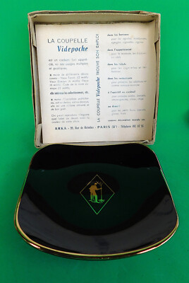 Vintage Werbeaschenbecher Schale: ARKA - Die Videpoche Tasse ''Teaser''