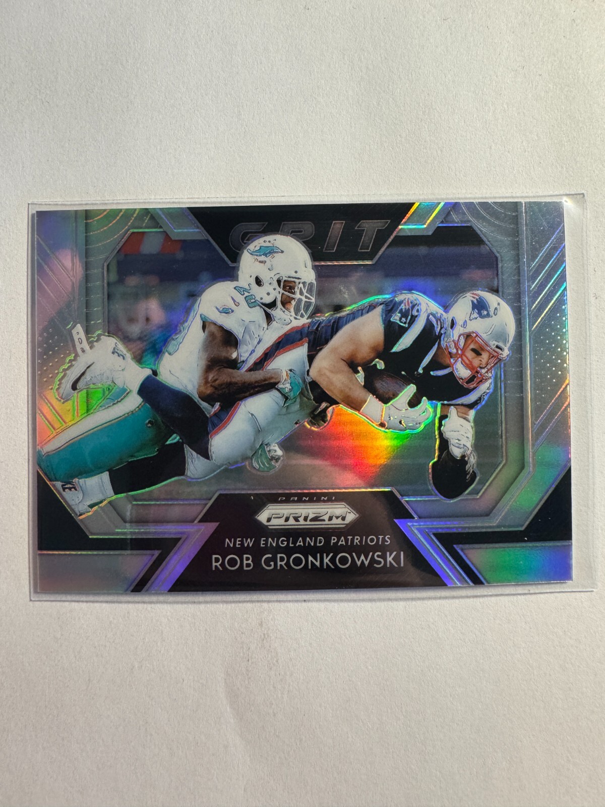K266,006 - 2018 Panini Prizm Grit Prizms #6 Rob Gronkowski
