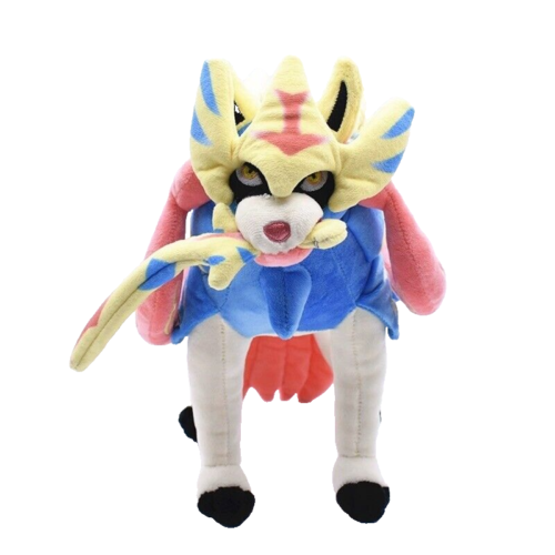 28cm Galar Region Zacian Sword Plush Cartoon Stuffed Toy Soft Animation Doll - 第 1/8 張圖片