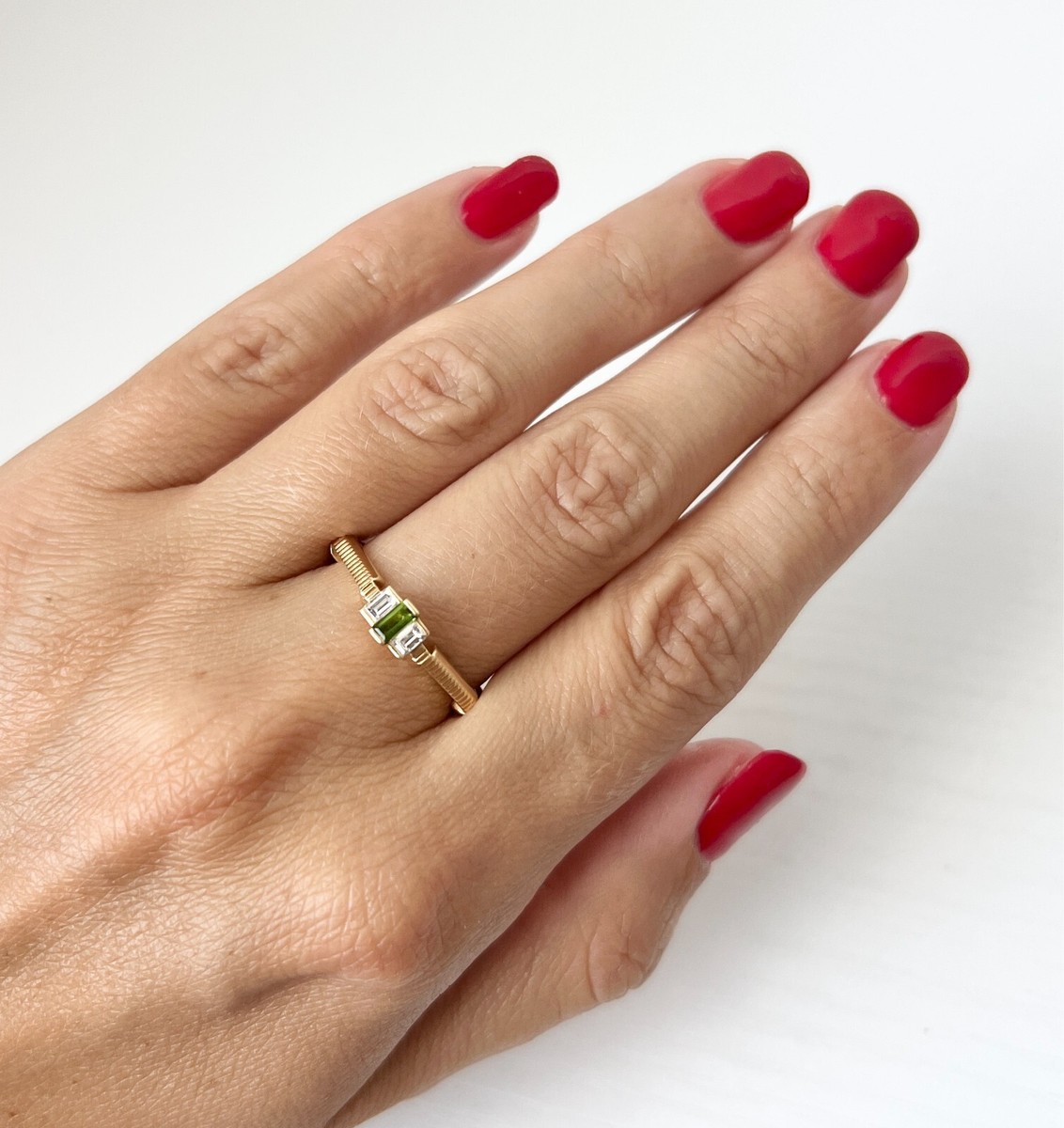 Gucci Link to Love Tourmaline and Diamond with 18K Yellow Gold 