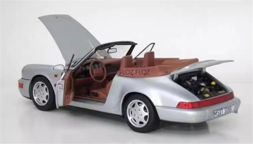 for NOREV for Porsche for 911 for 964 for Carrera 2 1990 Silver 1:18 Truck Model - Picture 3 of 6