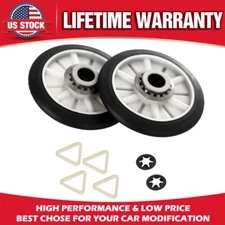 349241T 349241 DRYER DRUM ROLLER KIT FOR WHIRLPOOL KENMORE SEARS 337089 3389901