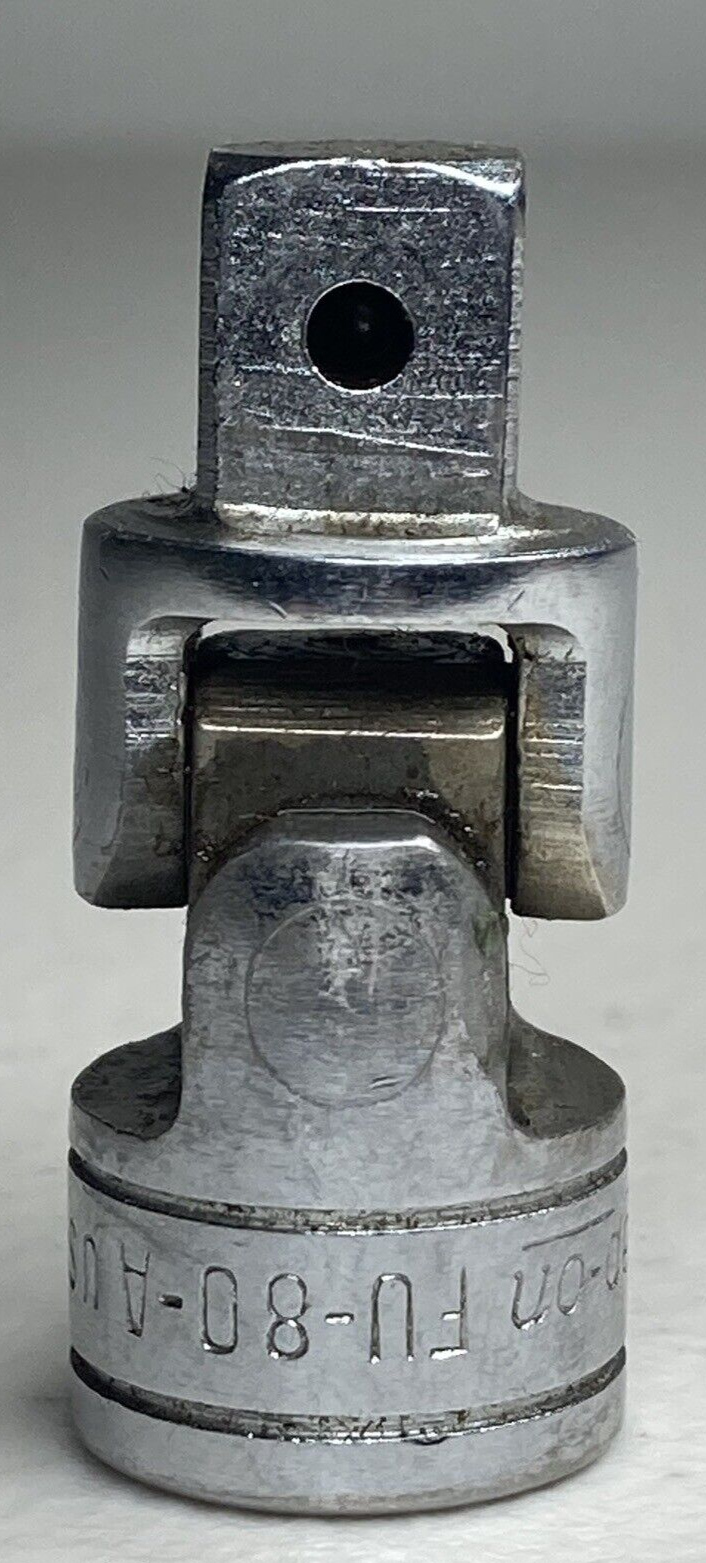 Vintage Snap On 3/8" Drive FU 80 A Universal Swivel Extension Socket