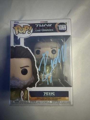 Russell Crowe Signed Zeus Funko 1069 Thor Love And Thunder W/COA
