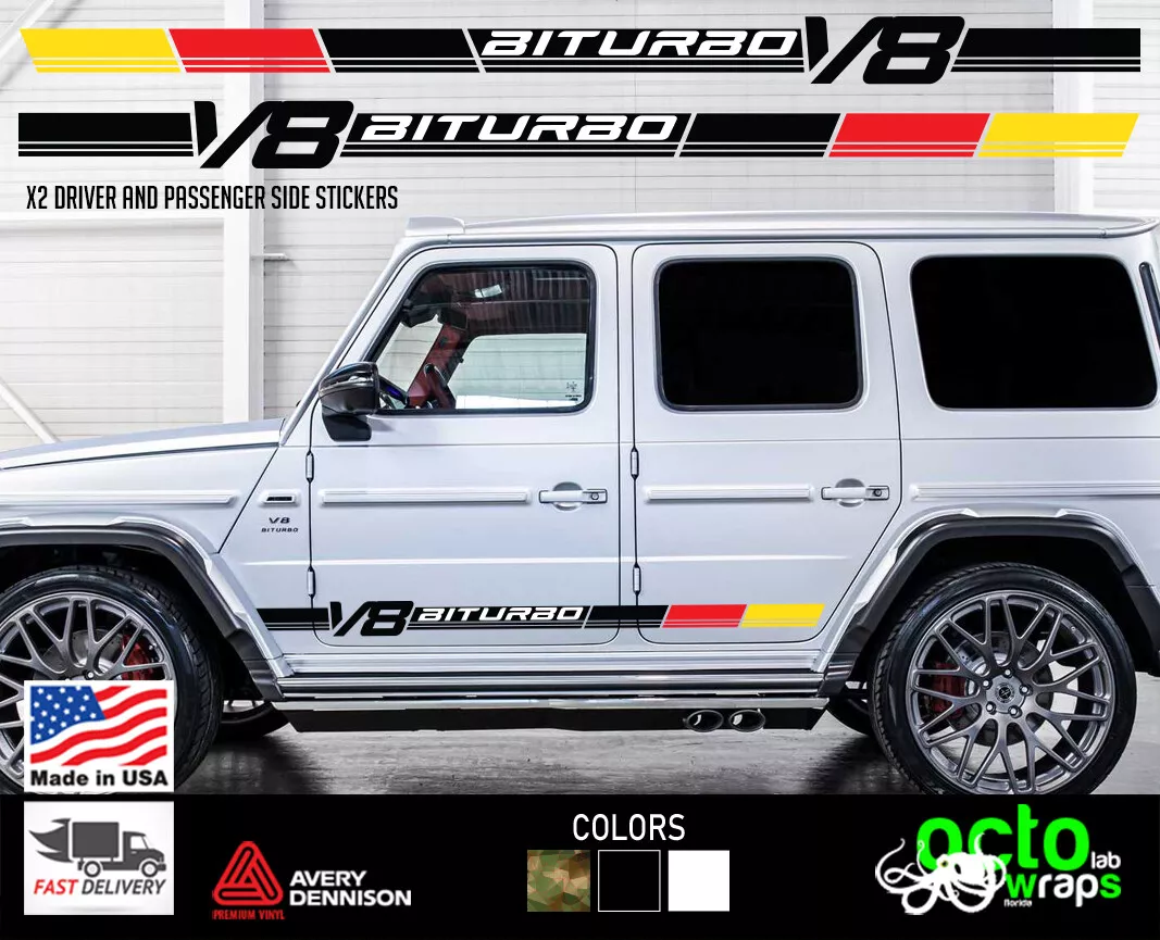 fit mercedes benz g class amg side doors decal stickers accessories w460 parts