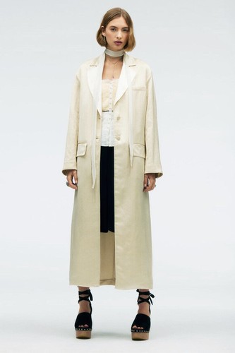 ZARA Trinny Mezcla de Lino Fluyente Gabardina EDICIÓN LIMITADA 2302/070 Talla MEDIANA M - Imagen 5 de 26