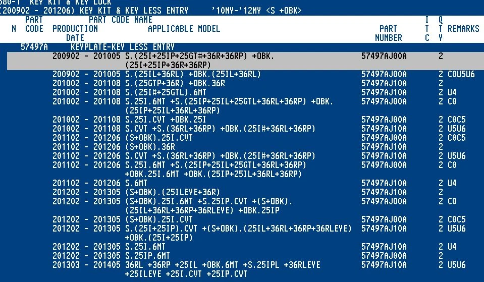 Nuevo Mando a distancia sin llave de repuesto genuino Subaru 2010-2014 Legacy Outback Foto 2 de 2