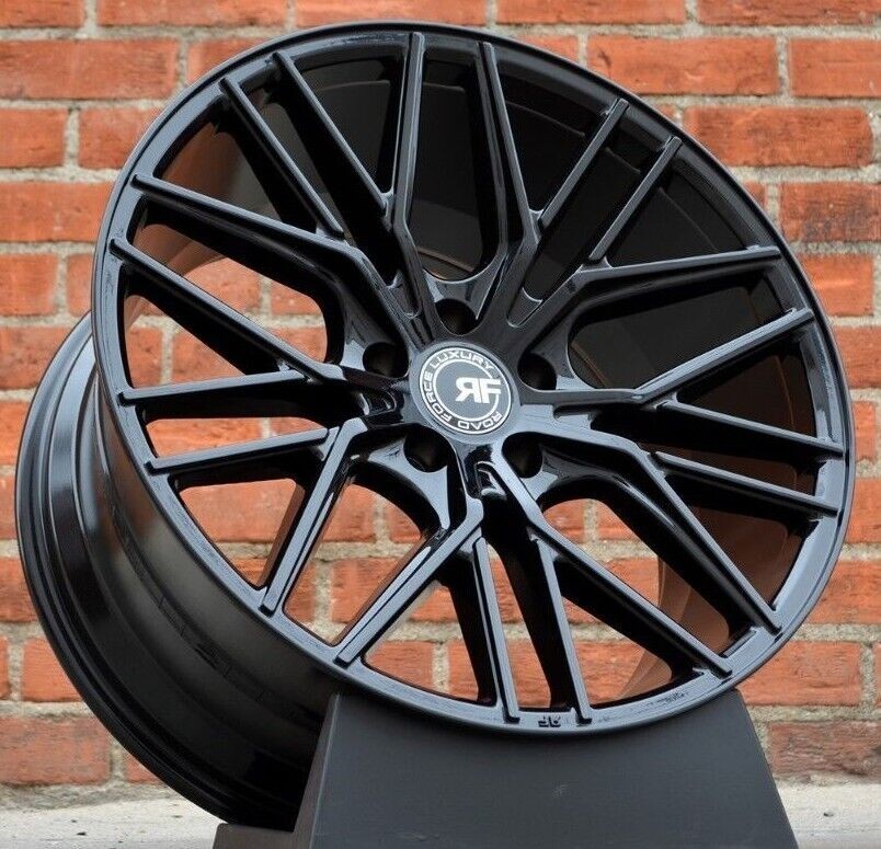 20x8.5 / 20x10 RF13 Black Wheels 5x114.3 Rims Set For Maserati Quattroporte 20