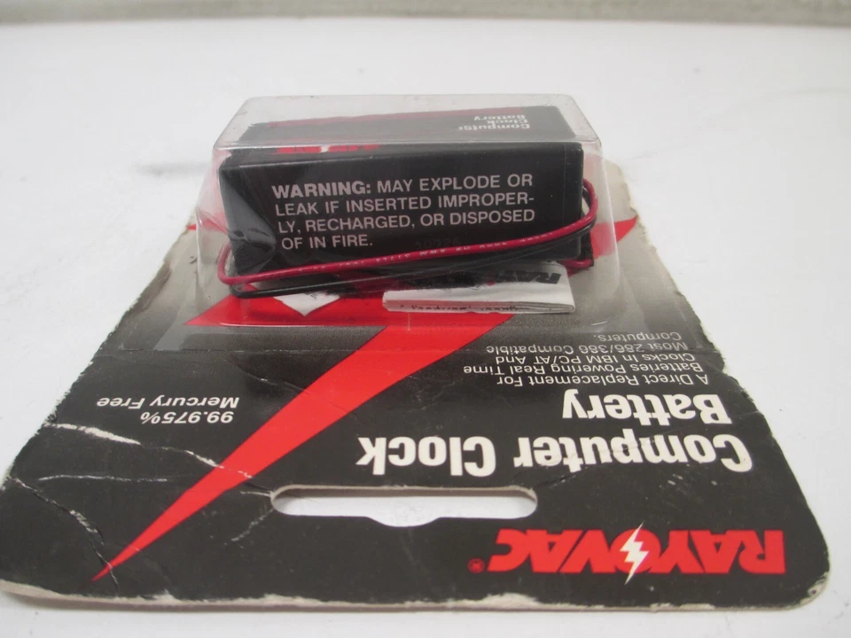 NEW Vintage Rayovac Computer Clock Battery 844-1 - Image 3 of 4