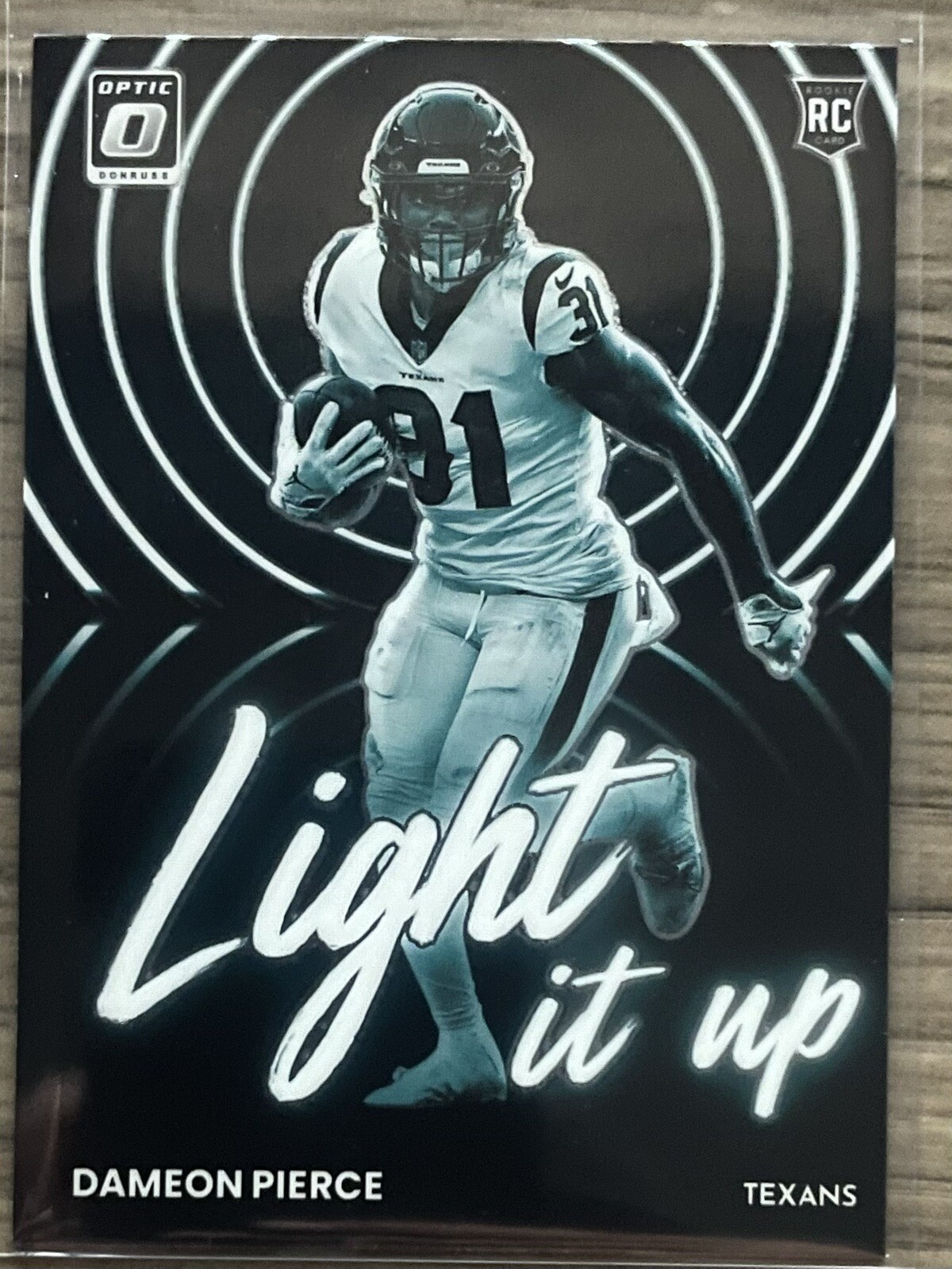 2022 Donruss Optic Dameon Pierce Light It Up Insert Rookie RC #LU-18