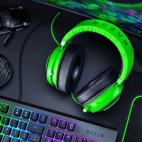 Razer Kraken PRO V2 Brand New Gaming Headset Oval Black Over-Ear Headphones - Picture 5 of 9