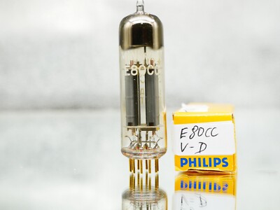 1x NEW in Box  Philips Heerlen E80CC D-Getter Tube Röhre Code VB7  9L