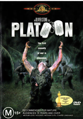 The PLATOON DVD R4 Charlie Sheen / William Defoe / Tom Berenger - Afbeelding 1 van 2