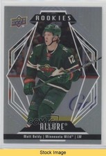 2022-23 Upper Deck Allure Rookies Photo Variation Matt Boldy #114 Rookie RC READ