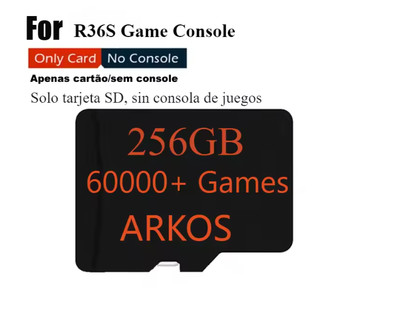 V5 SD Karte für R36S Retro Spielekonsole - 64GB/128GB/256GB Spiele inklusive