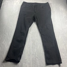 The Perfect Jean NYC Jeans Mens 38x30 Black Slim Fit Demin Pants