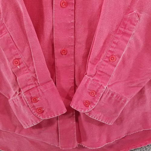Wrangler Brushpopper Shirt XL 17.5 Pink Southwest End of the Trail Rodeo Aztec - Picture 7 of 19