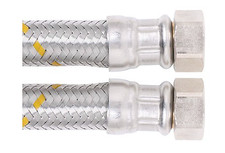 LPG NL S.S BRAIDED GAS HOSE 19mm 3/4'' BSP FC x 3/4'' BSP FC 19HSC0600 600mm