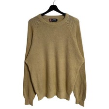 Ralph Lauren Chaps Cotton Linen Waffle Knit Sweater 90s [Age 13+]