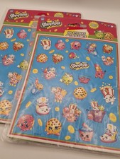 Shopkins Stickers 100 Stickers Autocollants 2 New Packs 2013 Unique