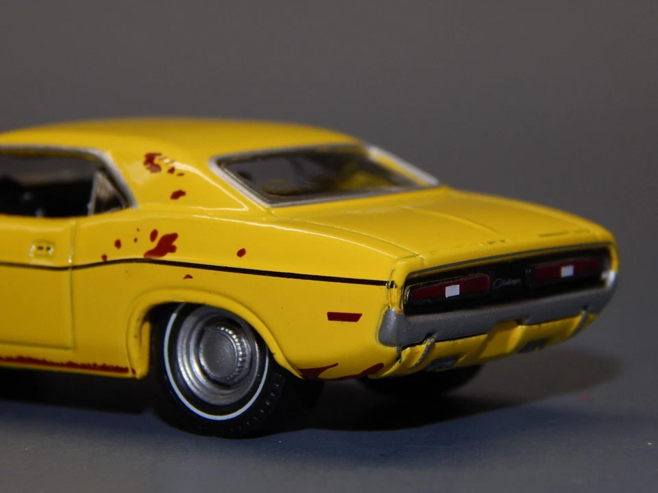 Dodge Challenger 1970 HEMI proyecto de restauración sólido 1/64 limitado E diorama muy buen estado Foto 4 de 4